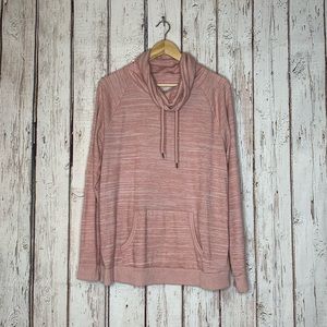 St johns bay pink cowl neck sweatshirt